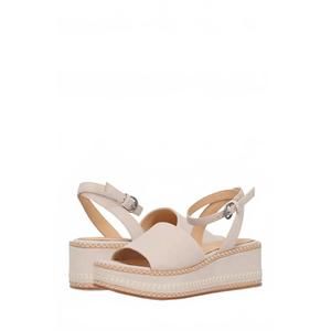 NEW FRYE women’s joy ankle strap platform sandal in ivory